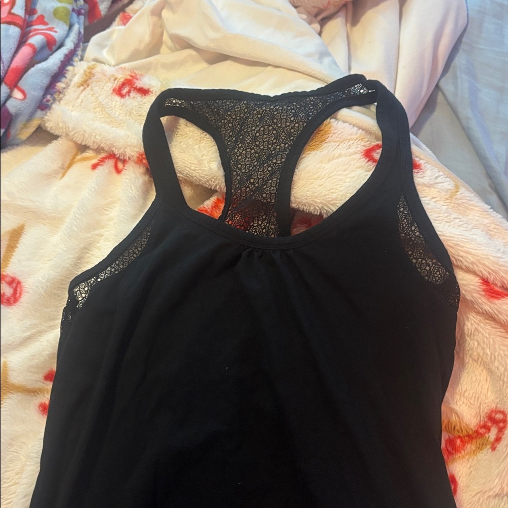 GAP Black Lace Detail Dress